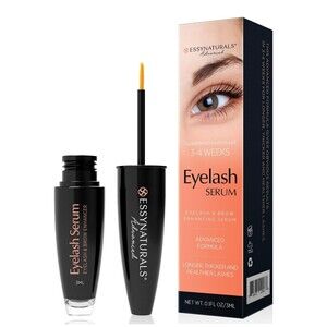 Essynaturals Premium Eyelash Growth Serum for Longer, Fuller, Thicker Lashes